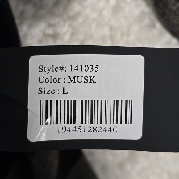 Liv‎ by Habitat Sweater Women Large Gray Black Stripe Cowl Neck Lagenlook Top - Picture 5 of 12